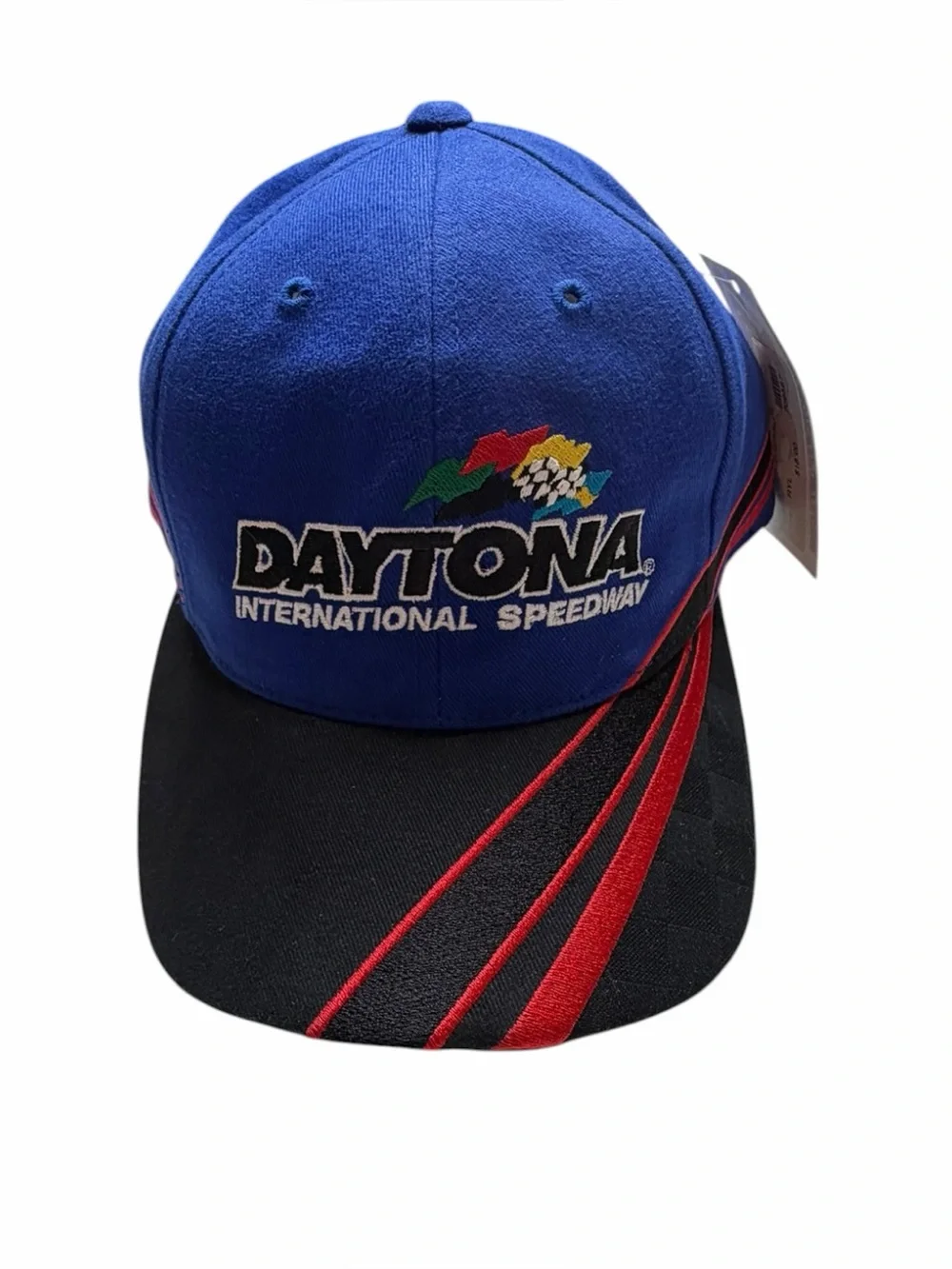 Nascar Daytona International Speedway 90s Vtg Racing Embroidered Blue Hat One Sz